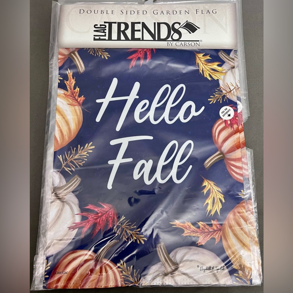Flag Trends By Carson Happy Fall Garden Flag 12.5x18”
